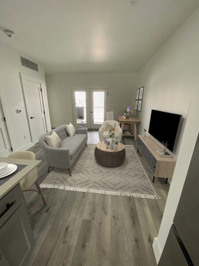 Virtually Staged Living Room - 1704 W Lincoln St