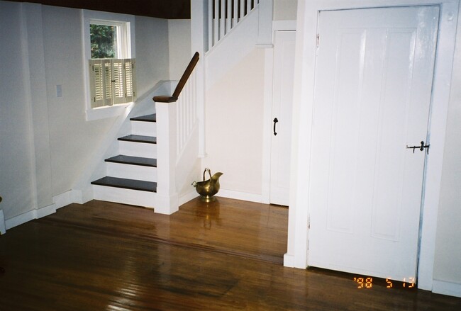 staircase with built-in closet - 41 Evans St