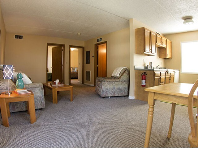 L12 Sala de estar de 2 dormitorios - L13 Student Living, The Apartment Store