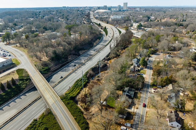 Greenville Downtown can be reached via Interstate 385.