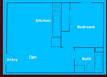 1HAB/1BA - Laurel Court Apartments