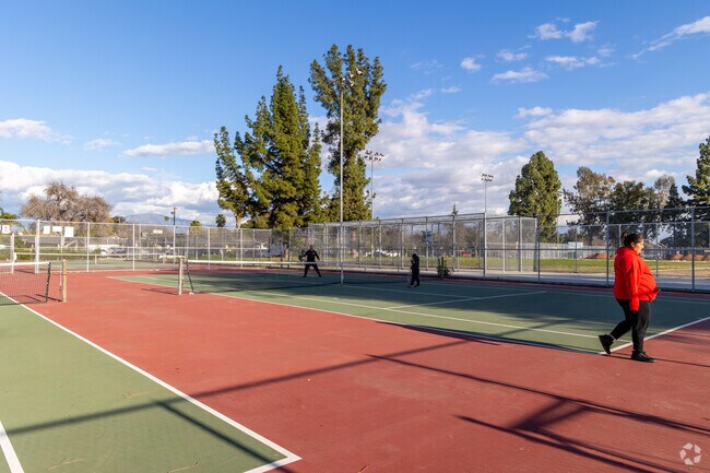 Enjoy a nice day playing tennis or walking at the Panorama Recreation Center.
