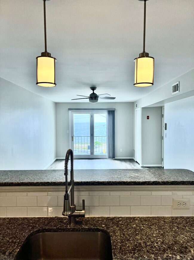 View from the kitchen - 215 Beach St