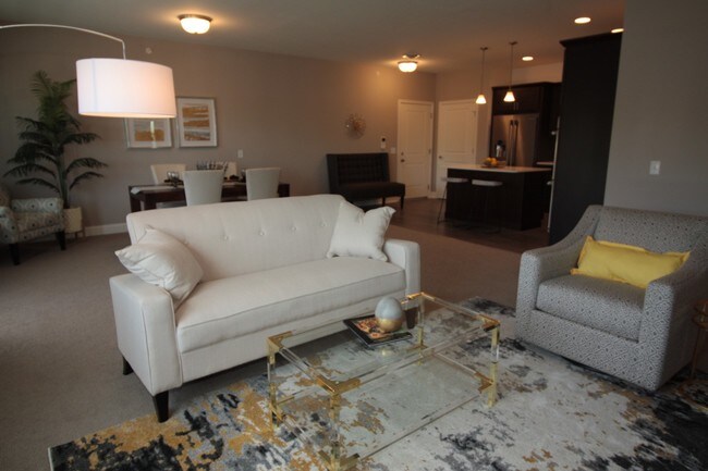 Área de estar de Kilburn Court - Northern Pass Luxury Apartments