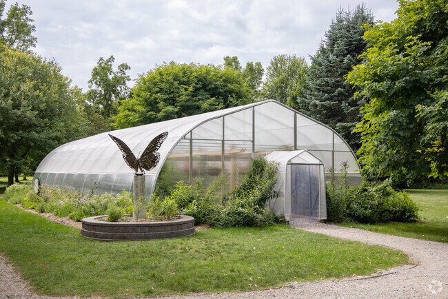 Visit the flower and butterfly gardens at For-Mar nature preserve and park.