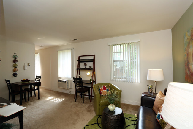 411 SF 1 Bedroom-Living Area - St Agnes Apartments