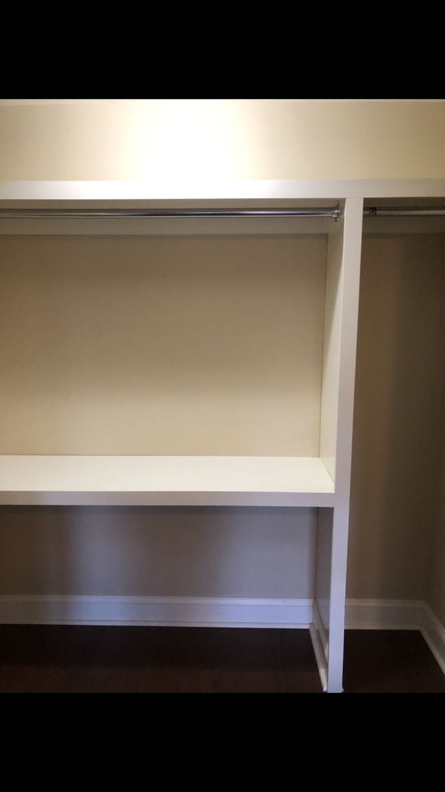 Plenty of storage space with new closets - 1012 Washington St