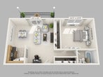 One Bedroom, Large, Classic Building