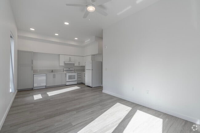 2BR, 1BA - 848SF Living Room - Terrace Glen