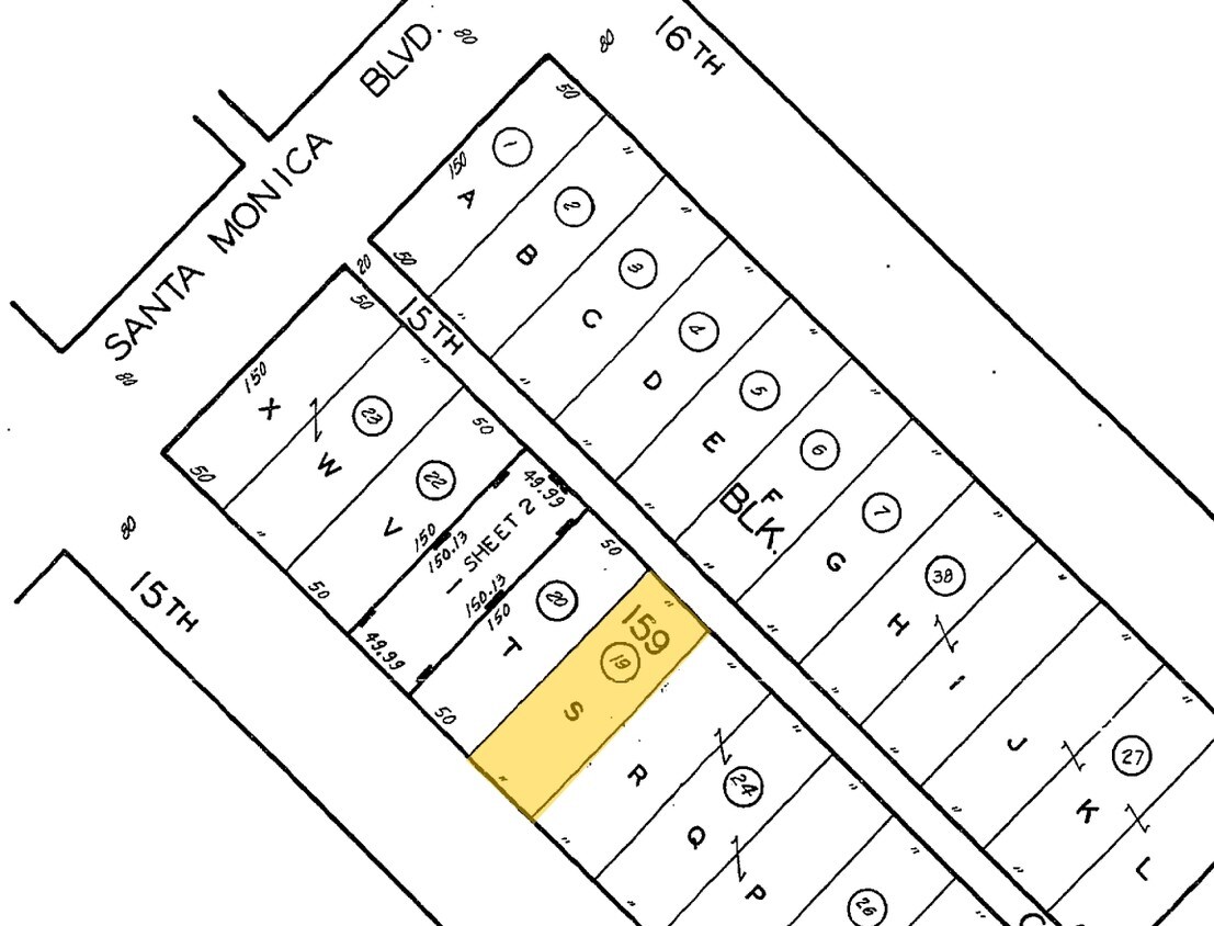 Plat Map - 1427 15th St