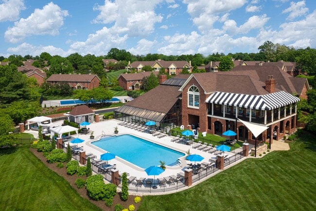 Aerial view of pool and clubhouse - The Overlook at St. Thomas
