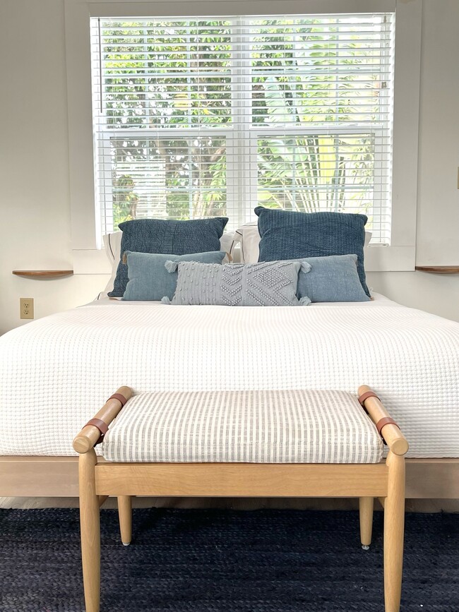 Queen Size Wooden Bed - 900 El Rado St
