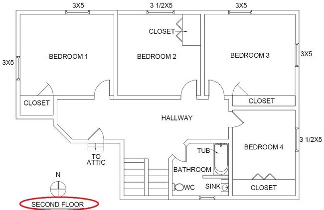 Upstairs - 136 Judd Falls Rd
