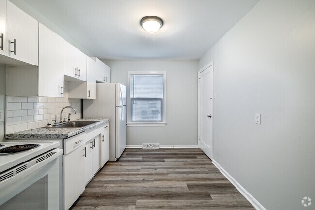 2HAB, 1BA - 850 ft² - Cocina - Meadowlark Apartments