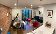 View from kitchen onto living room area - 1000 Fell St
