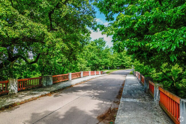 The Cliff Drive Bridge is in Walnut Hills.