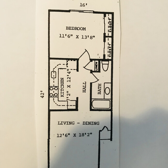 floor plan - 1221 Washington St
