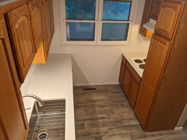 Kitchen_3: Electric stovetop. Large pantry cabinet - 749 W Clark Ave