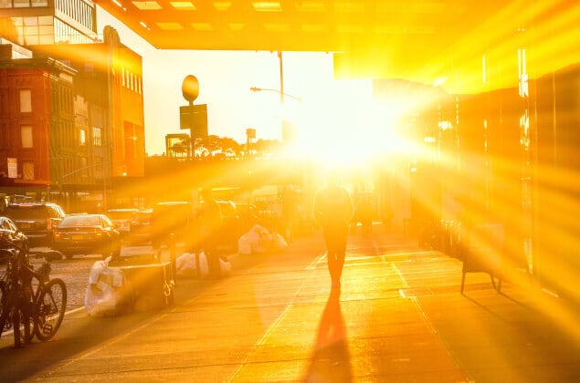 A Hell's Kitchen sunset