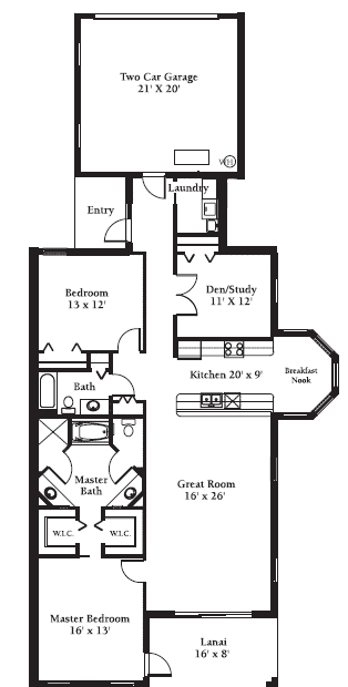 Plano de planta - Heritage Lake Park