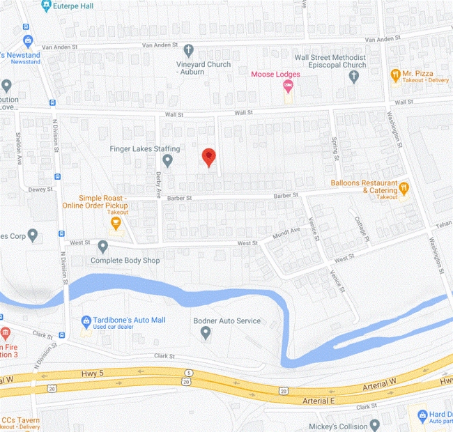 Map Location - 9 Chestnut Pl