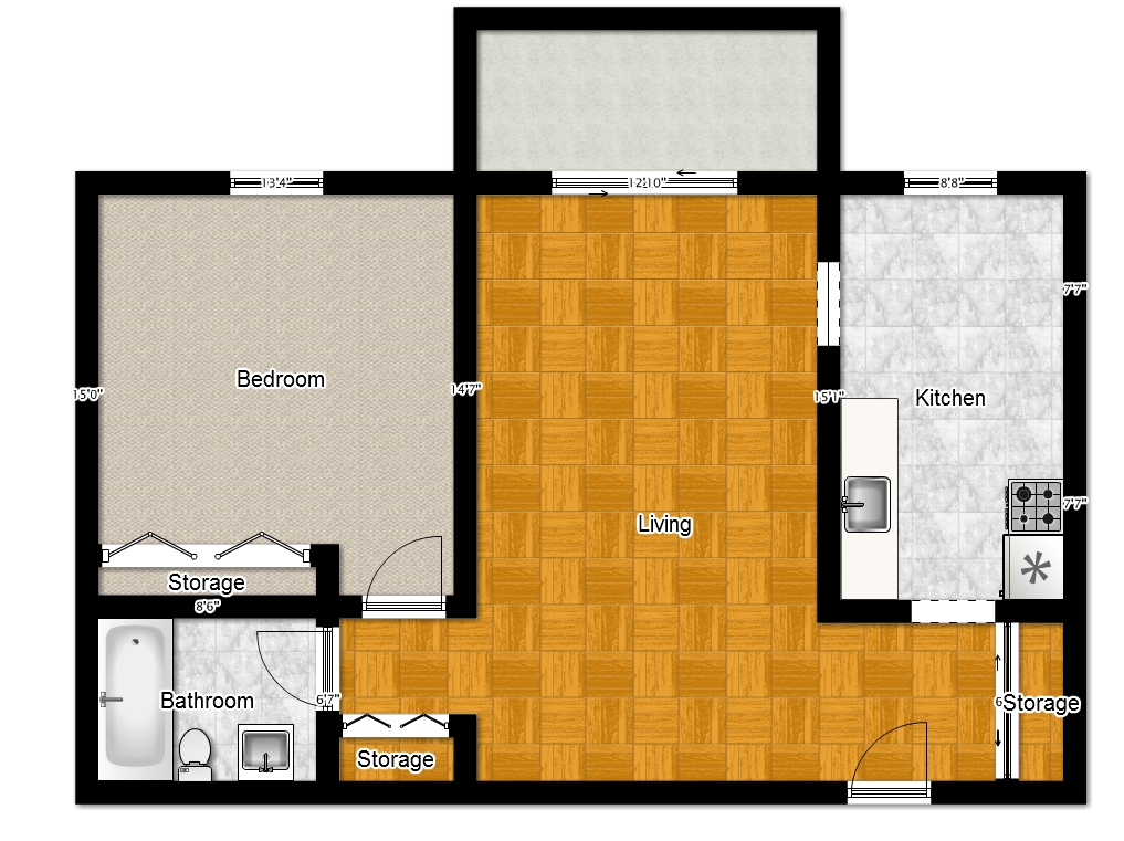 Plan d'étage - Juniper Apartments