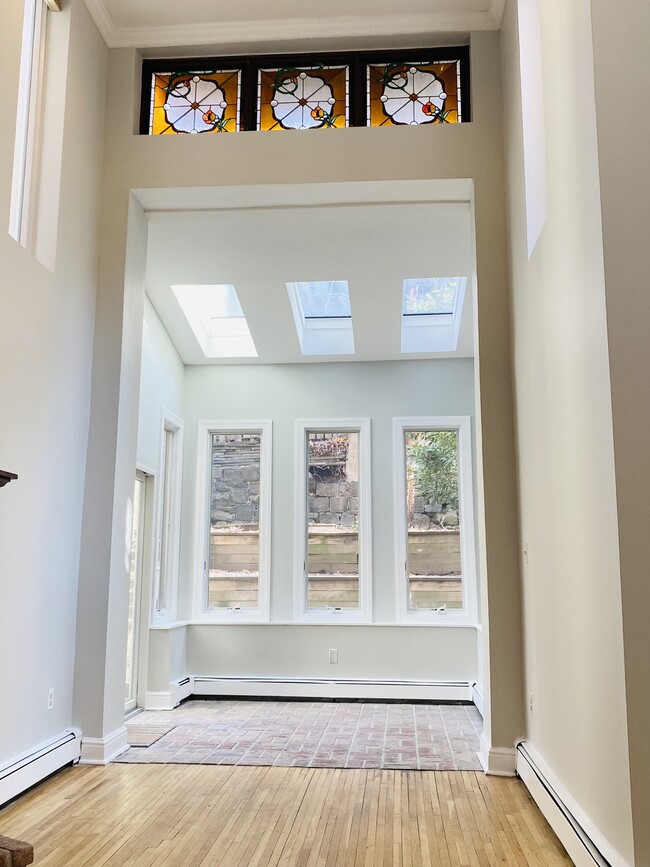 Stunning Duplex with Private Backyard Townhome Rentals in Hoboken NJ