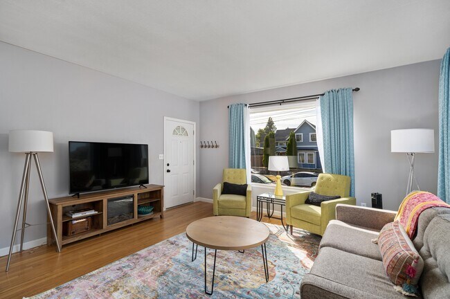 60 Inch Smart TV and Electric Fireplace - 1112 N 4th St