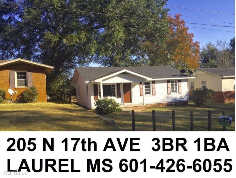 205 N 17th Ave, Laurel, MS 39440 House for Rent in Laurel, MS