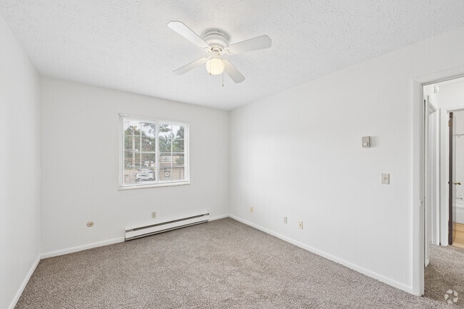 2BR, 1BA - 744SF - First Bedroom - Oak Glen Apartments