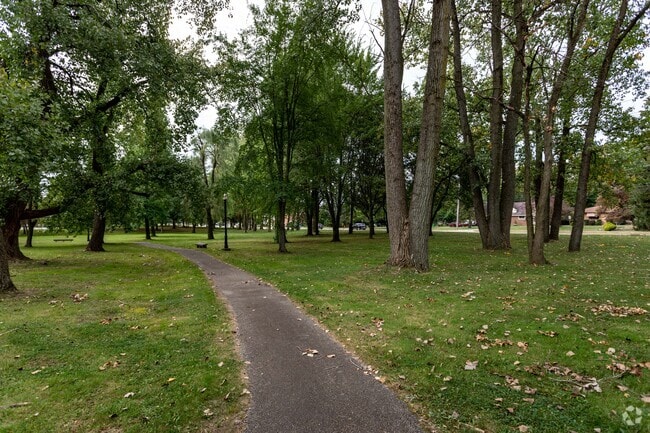 Green Park in Warrensville Heights features walking paths and playgrounds.
