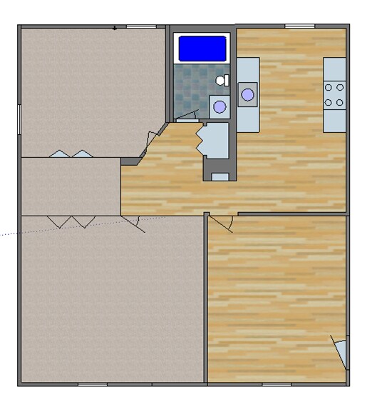 Plano de planta A - 122 South Debardeleben Street