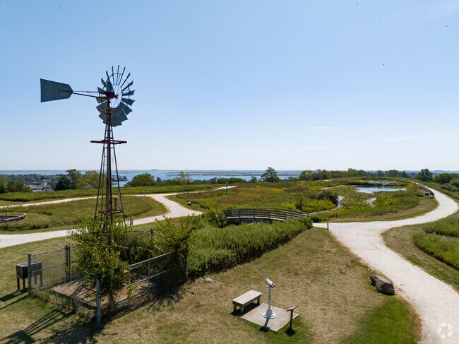 The top of the Normal J Levy Park & Preserve has beautiful views of the bay.