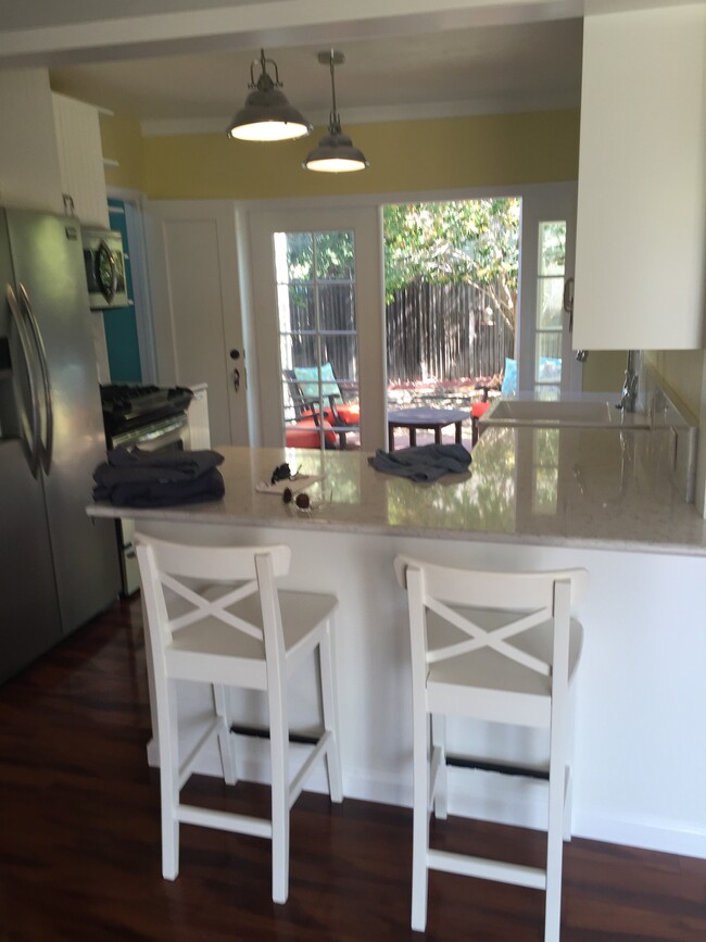 Kitchen opens up to back yard deck - 2050 Hope Street