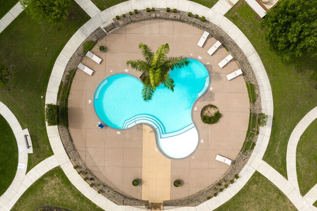 Pool Aerial - The Heights