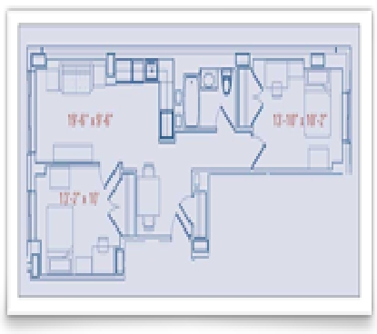 2BR/1BA - The Graduate Center Apartments