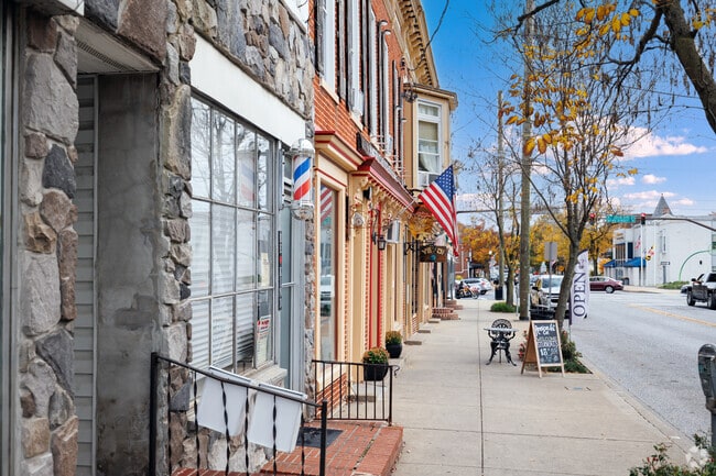 Downtown Westminster offers a walkable mix of local shops, cafés, and community charm.