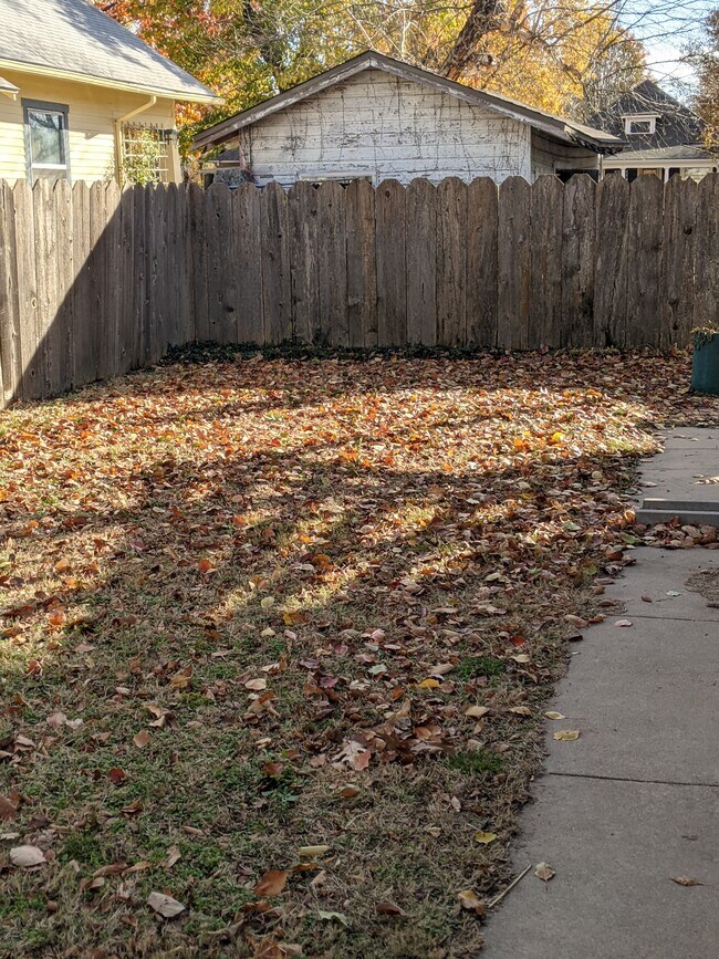 Fenced Back yard - 504 N High St