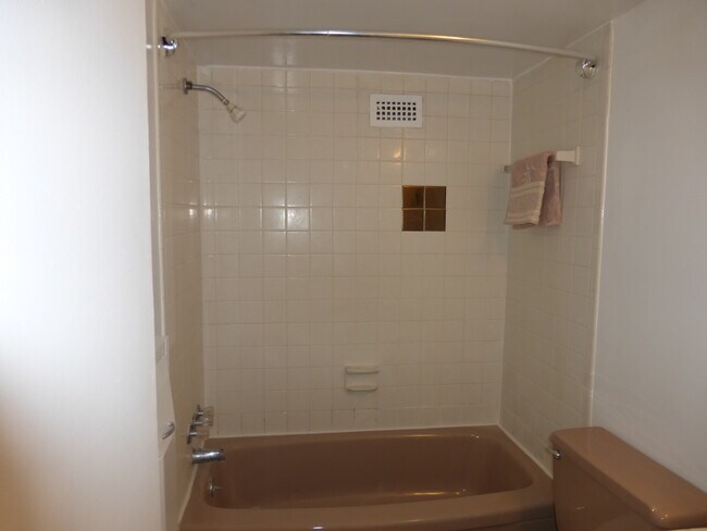 Fully tiled tub/shower combo - 1300 Army Navy Dr