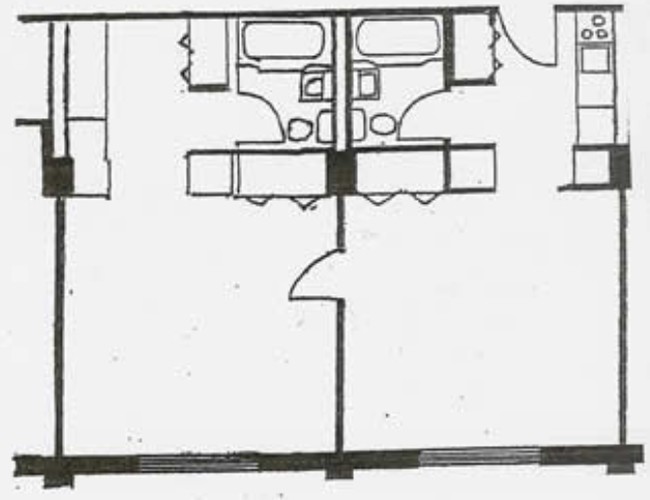 1HAB/1BA - First Apartments