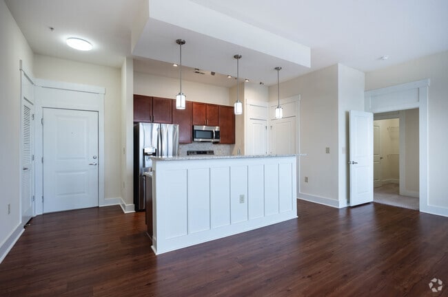 2BR, 2BA - 1,146SF - Living Room - Biltmore Park Town Square