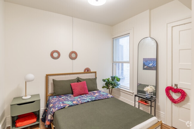 2BR, 1BA - 800SF - Primary Bedroom - The Pembroke