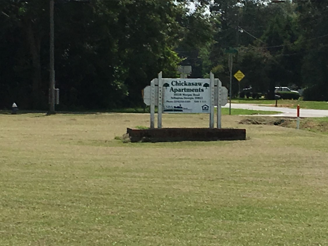 Sign - Chickasaw Apartments