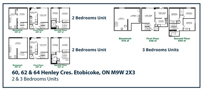 Plan d'étage - 60-64 Henley Cres