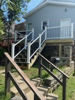 private entrance door on left is storage, door on right is apartment - 1718 2nd Ave