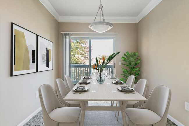 Elegant Dining - Town Center Apartments