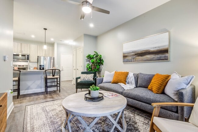 Kitchen and Living Room - Argento at Riverwatch Apartments