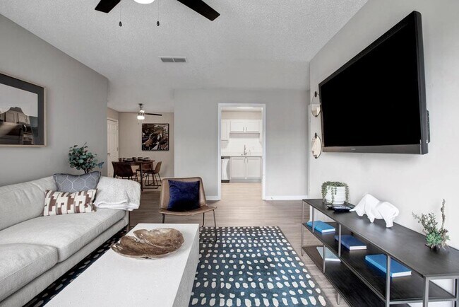Sala de estar - Icon Cartersville Apartments