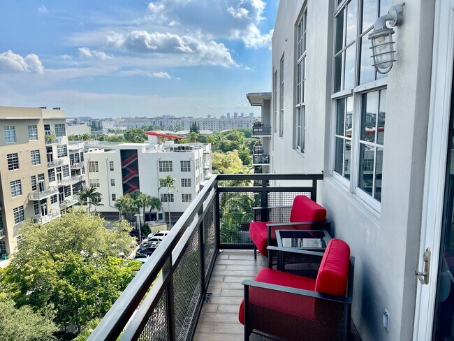 Penthouse Balcony - 411 NW 1st Ave