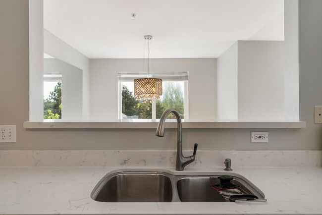 View from Kitchen to Dining Room - 9910 NE 137th St Apartment